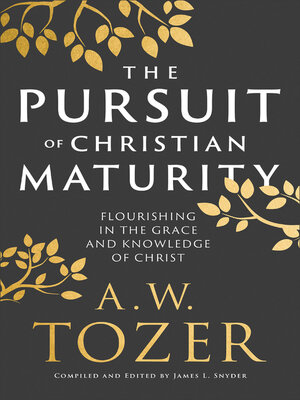 cover image of The Pursuit of Christian Maturity